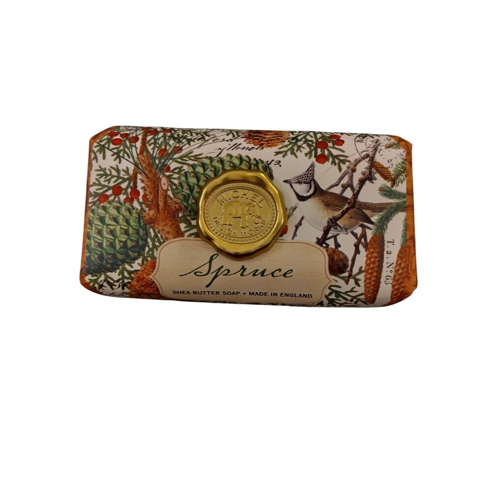 Michel Design Works Spruce Large Bar Soap 8.7 oz NEW in Package